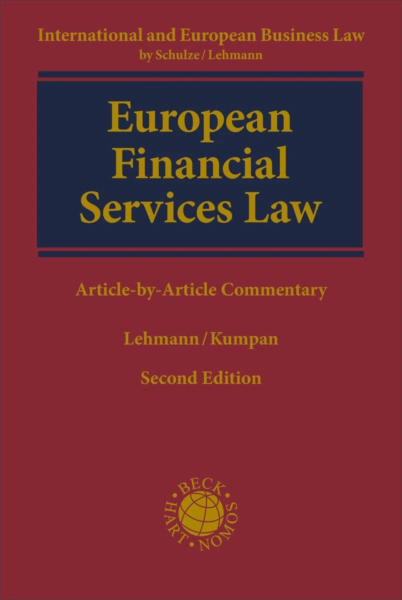 European Financial Services Law: Article-by-Article Commentary