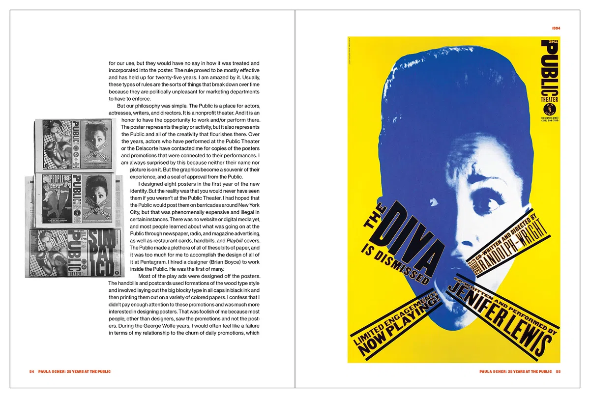 Paula Scher: Twenty-Five Years at the Public: A Love Story