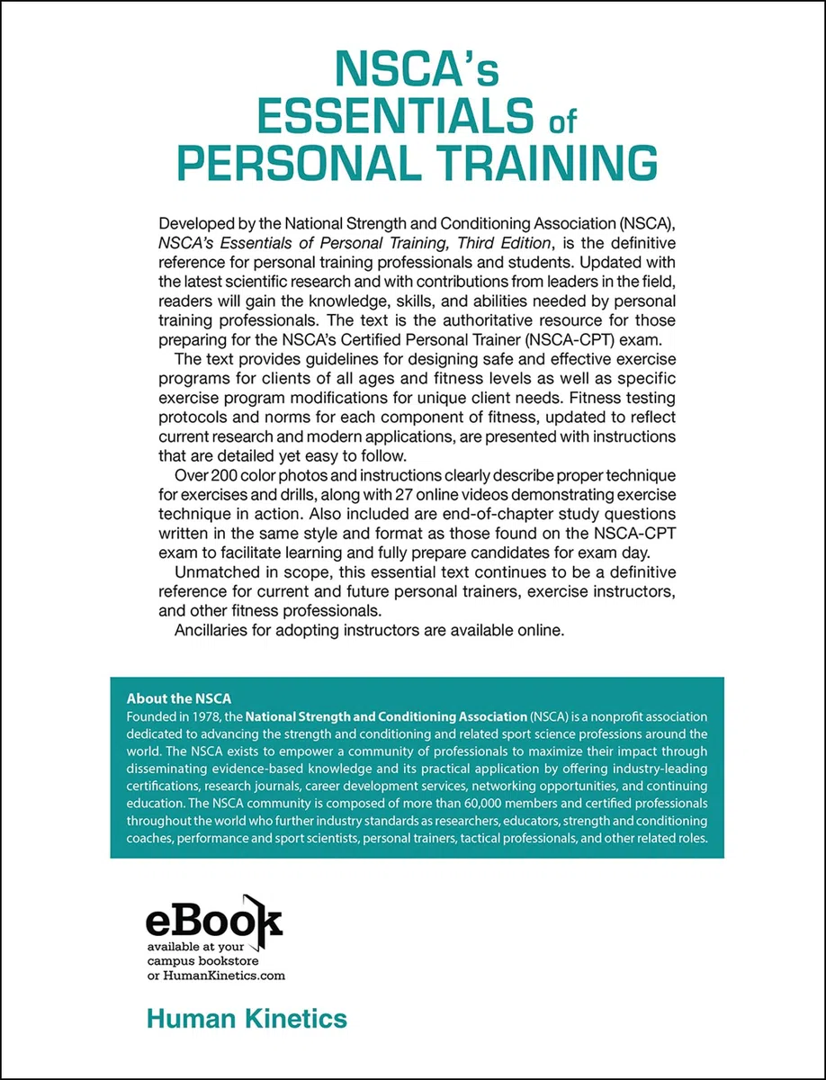 Nsca's Essentials of Personal Training