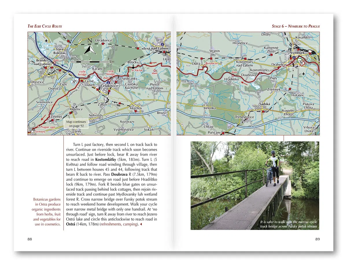 Elberadweg: The Elbe Cycle Route from Czech Republic and Germany to the North Sea