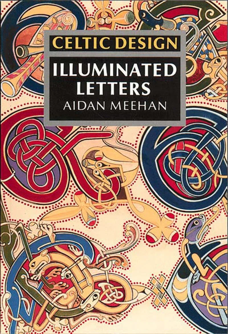 Celtic design Illuminated Letter /anglais