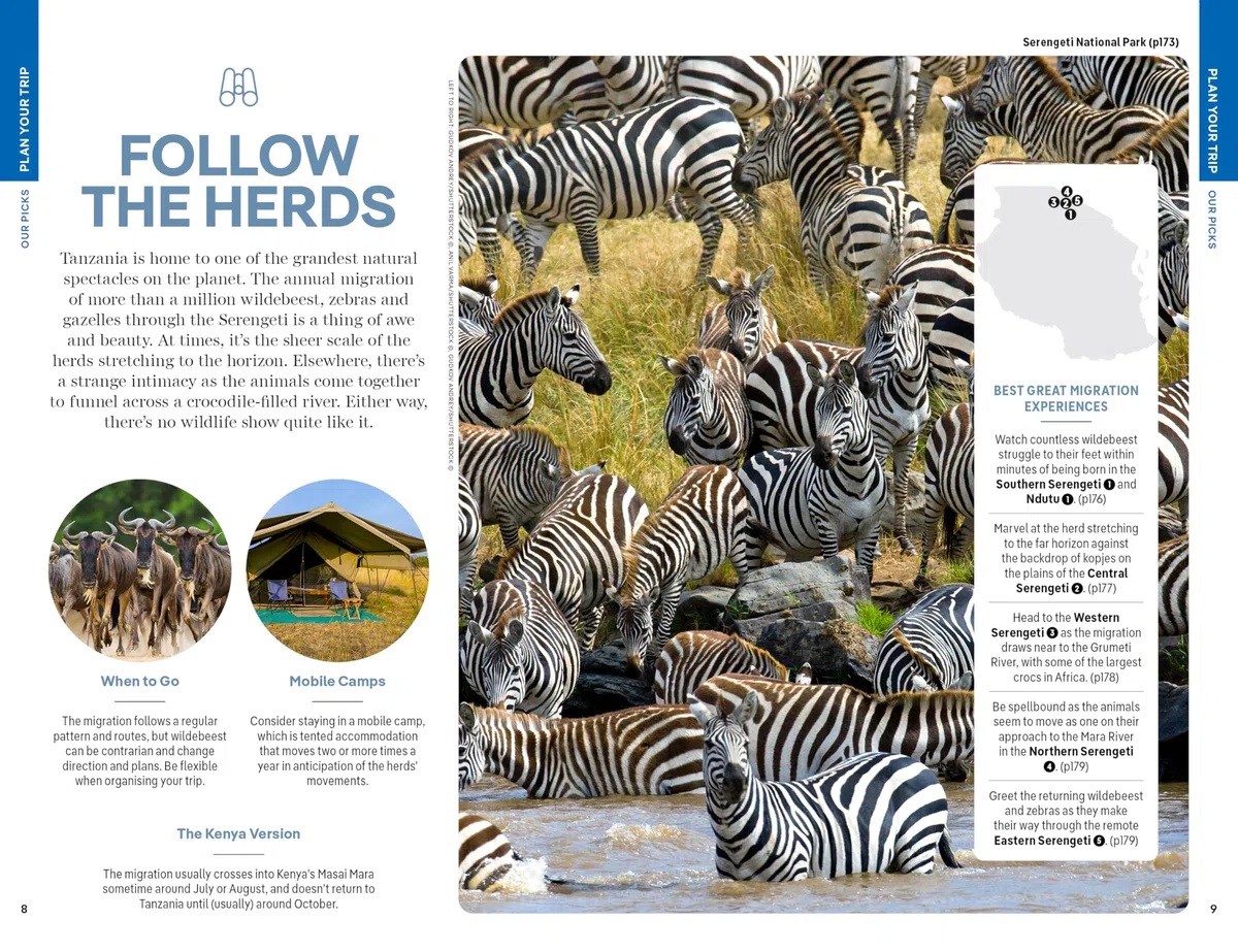 Tanzania - 8ed -Anglais: Plan the Trip of a Lifetime | Detailed Itineraries & Maps | Insider Tips | Covers Dar es Salaam, Zanzibar, Lake Victoria and more