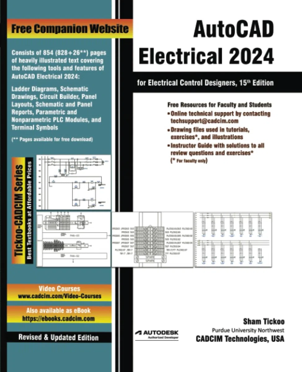 AutoCAD Electrical 2024 15th Edition for Electrical Control Designers