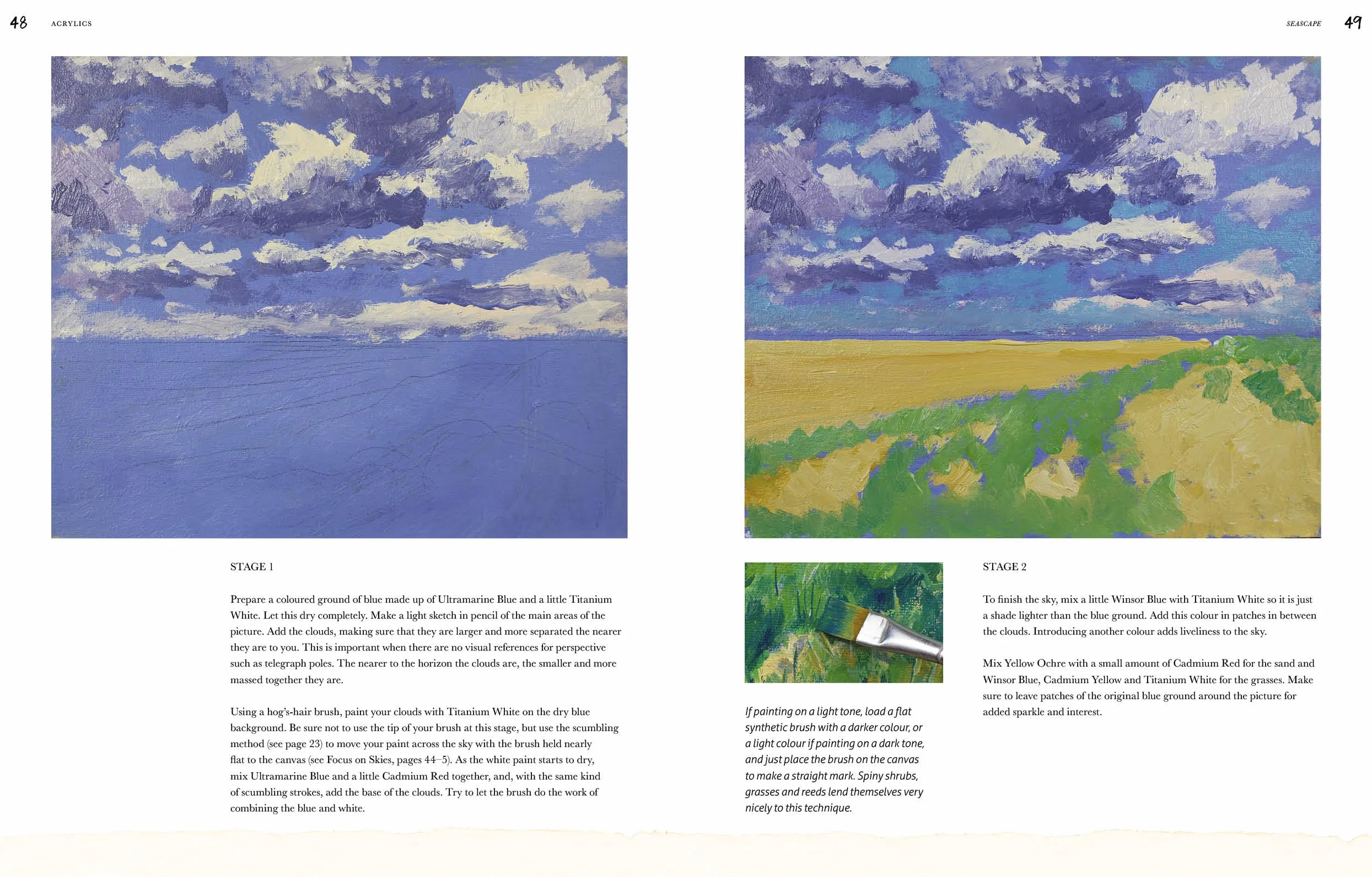 Acrylics: Techniques and Tutorials for the Complete Beginner