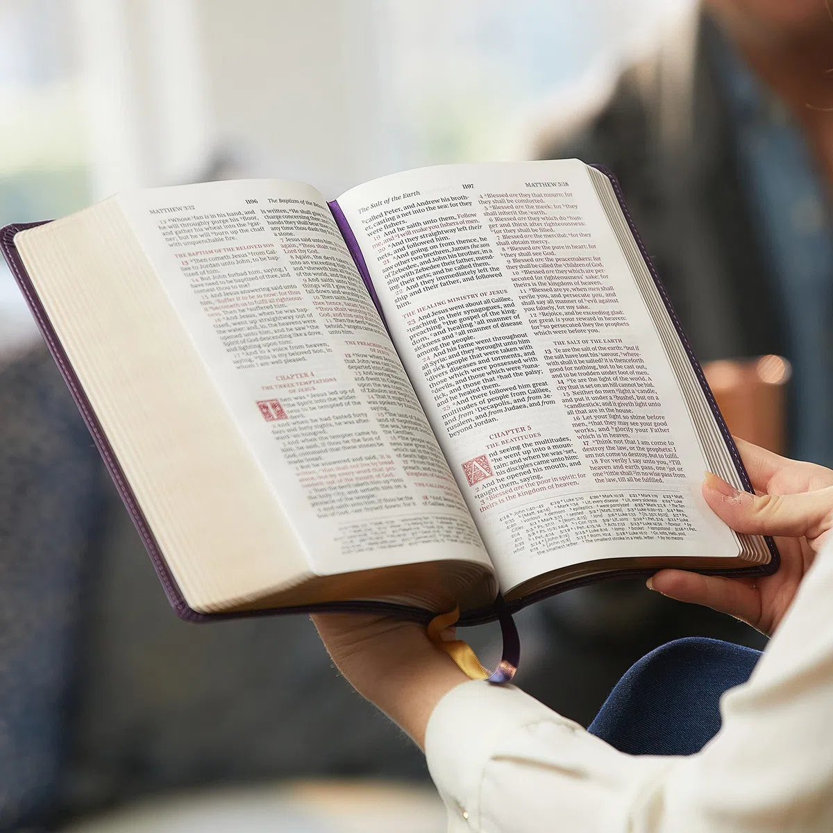 Kjv, Sovereign Collection Bible, Personal Size, Genuine Leather, Black, Red Letter Edition, Comfort Print: Holy Bible, King James Version