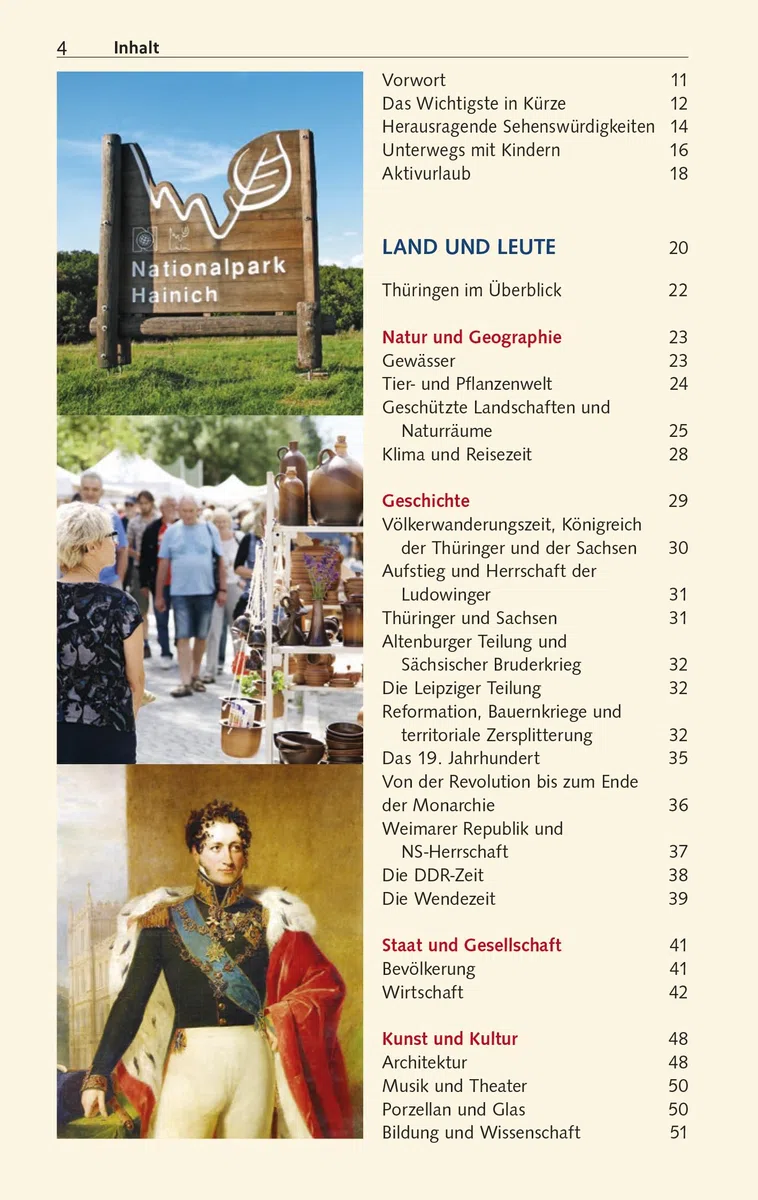 TRESCHER Reiseführer Thüringen: Erfurt, Weimar, Jena, Gotha, Eichsfeld, Thüringer Wald, Werratal, Vogtland und Saaletal