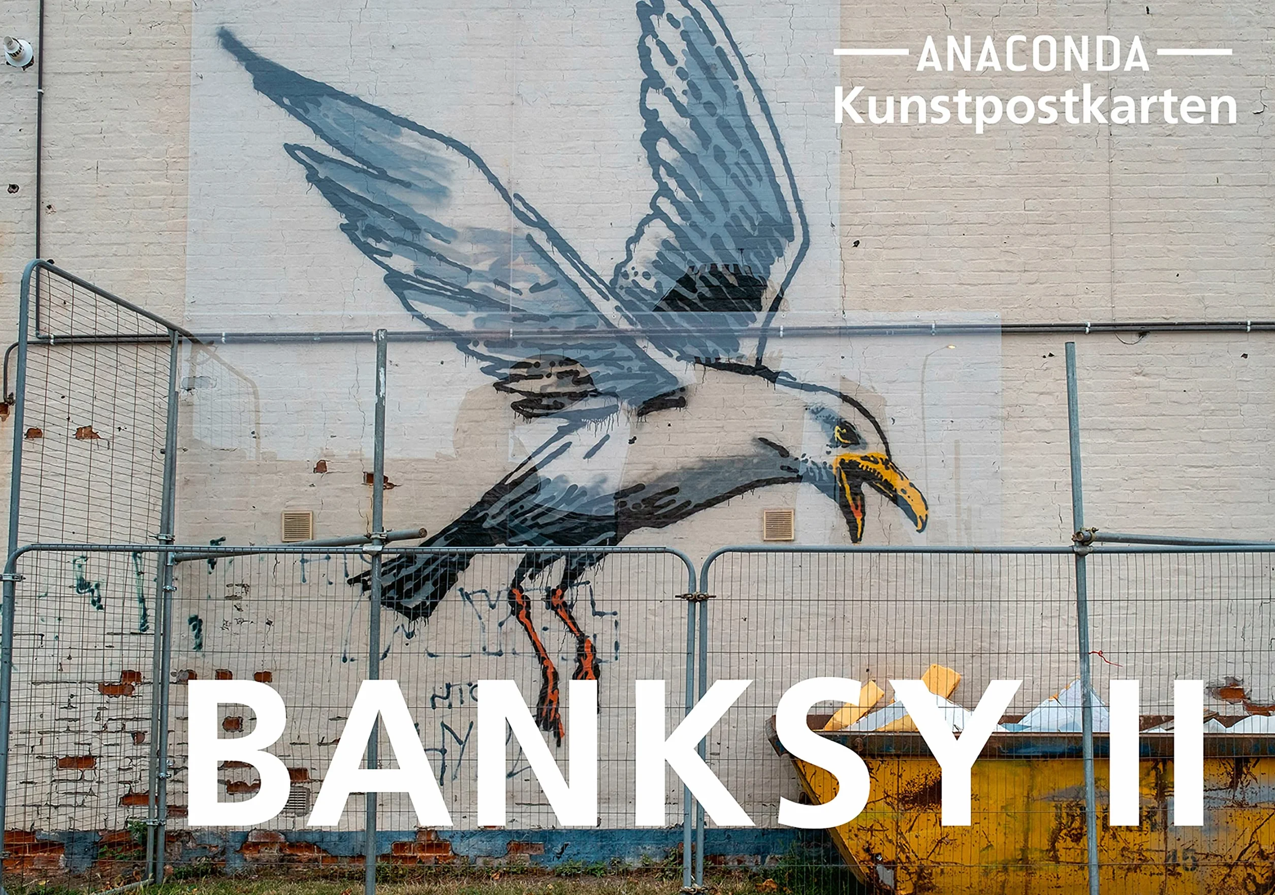 Postkarten-Set Banksy II: 18 Kunstpostkarten aus hochwertigem Karton. ca. 0,44EUR pro Karte. Streetart zum Sammeln, Verschicken und Verschenken. Ideal für Postcrossing: 61