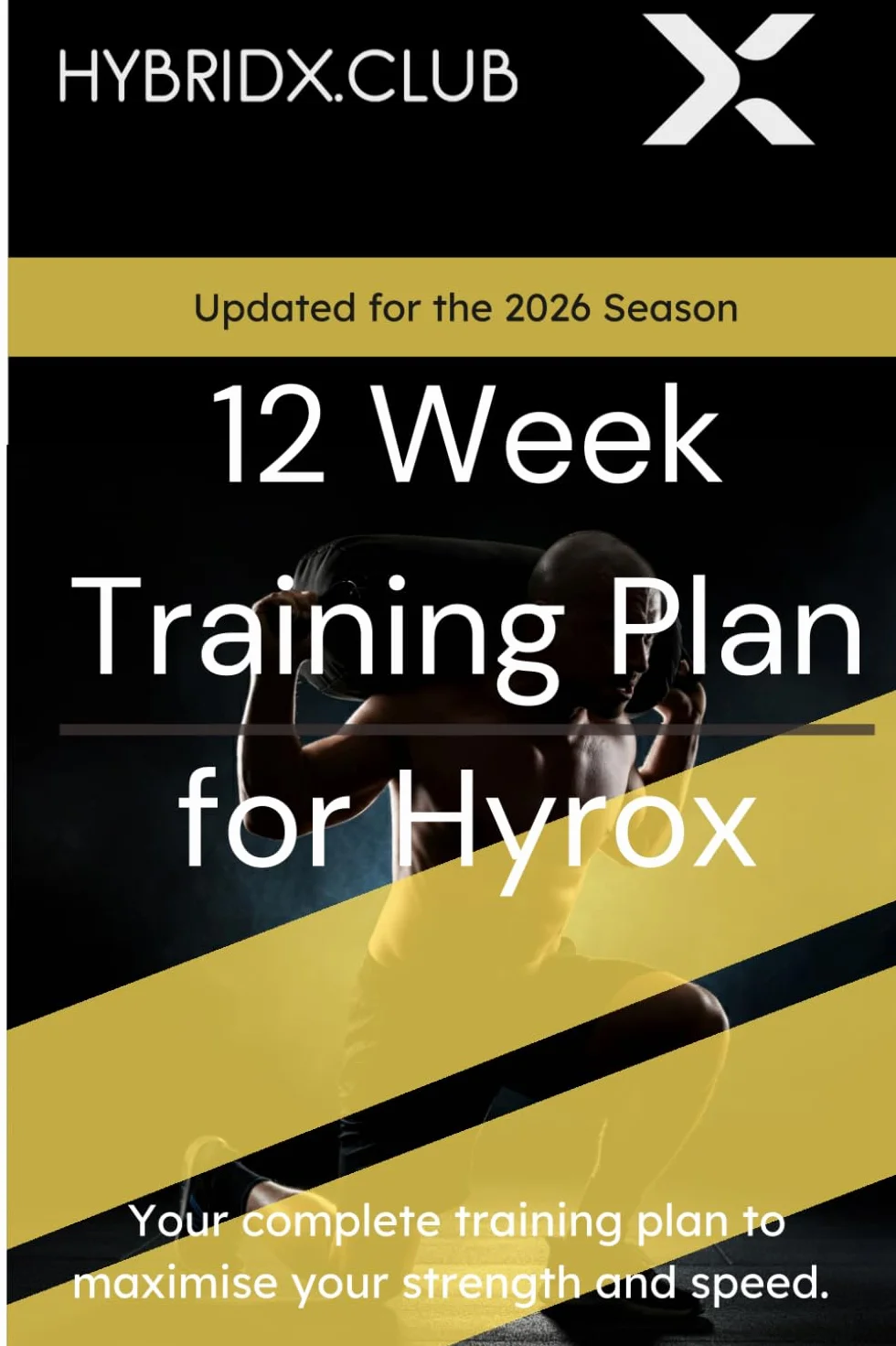 Hyrox 12 Week Training Plan for Hyrox Race Preparation: Adaptable and specific training plan to prepare for Hyrox race. From Beginner to elite 12 weeks of structured and specific workouts.