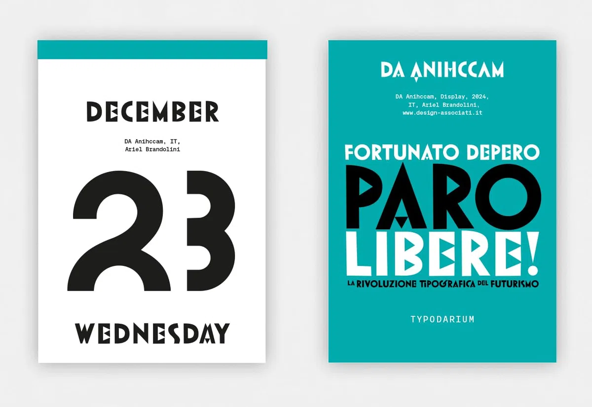 Typodarium 2026: A 365 Day Type Calendar with a Fresh Font for Every Day