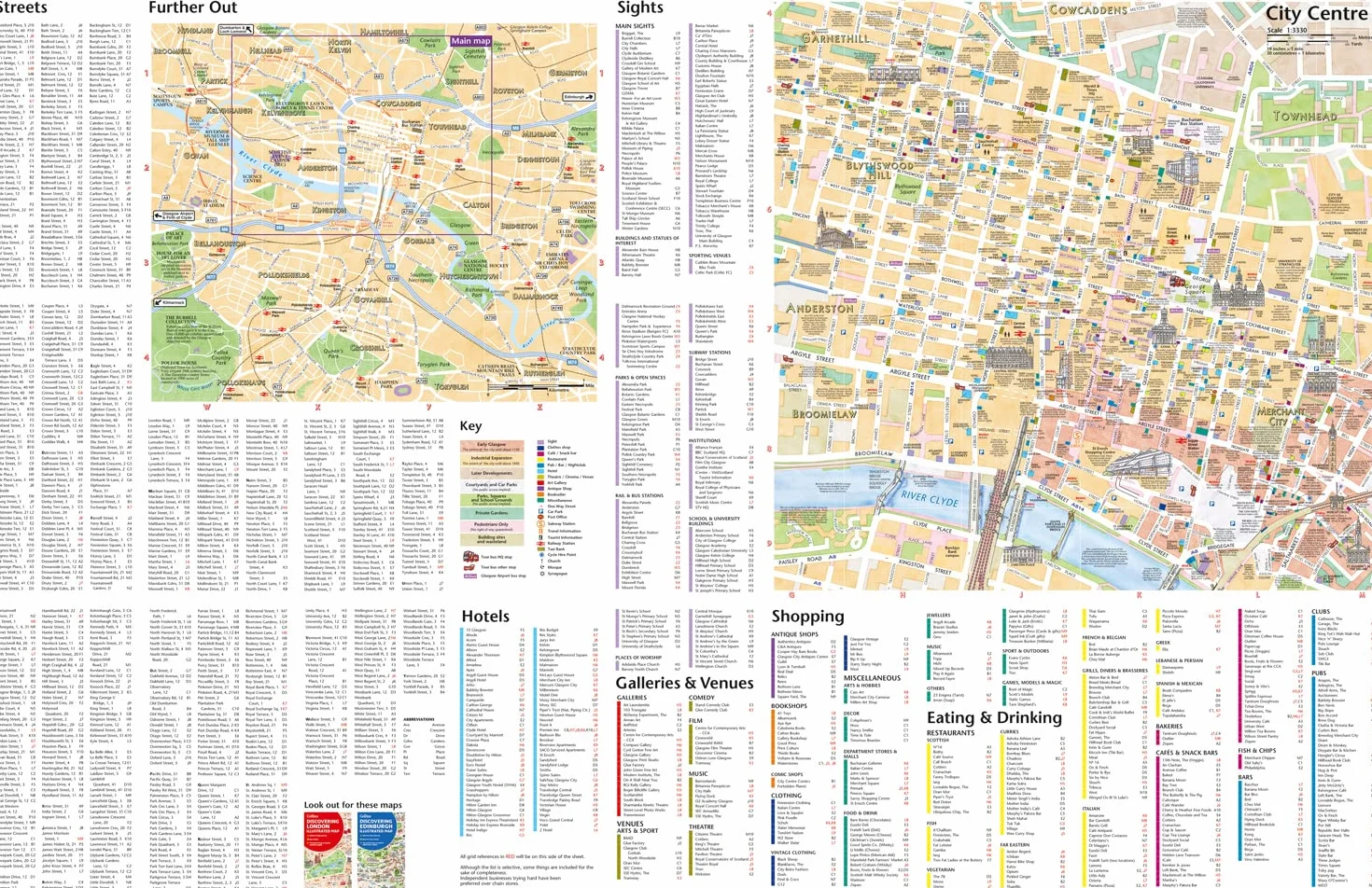 Discovering Glasgow Illustrated Map: Ideal for exploring