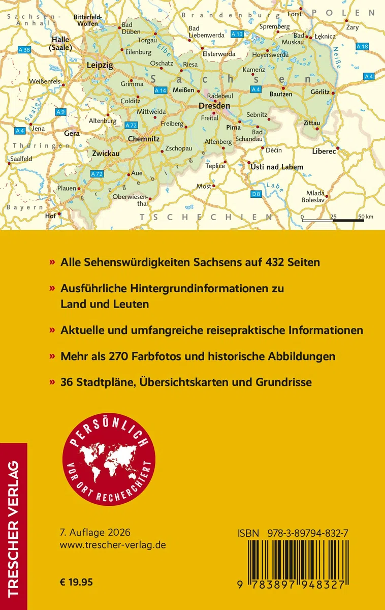 TRESCHER Reiseführer Sachsen: Mit Dresden, Leipzig, Erzgebirge und Sächsischer Schweiz