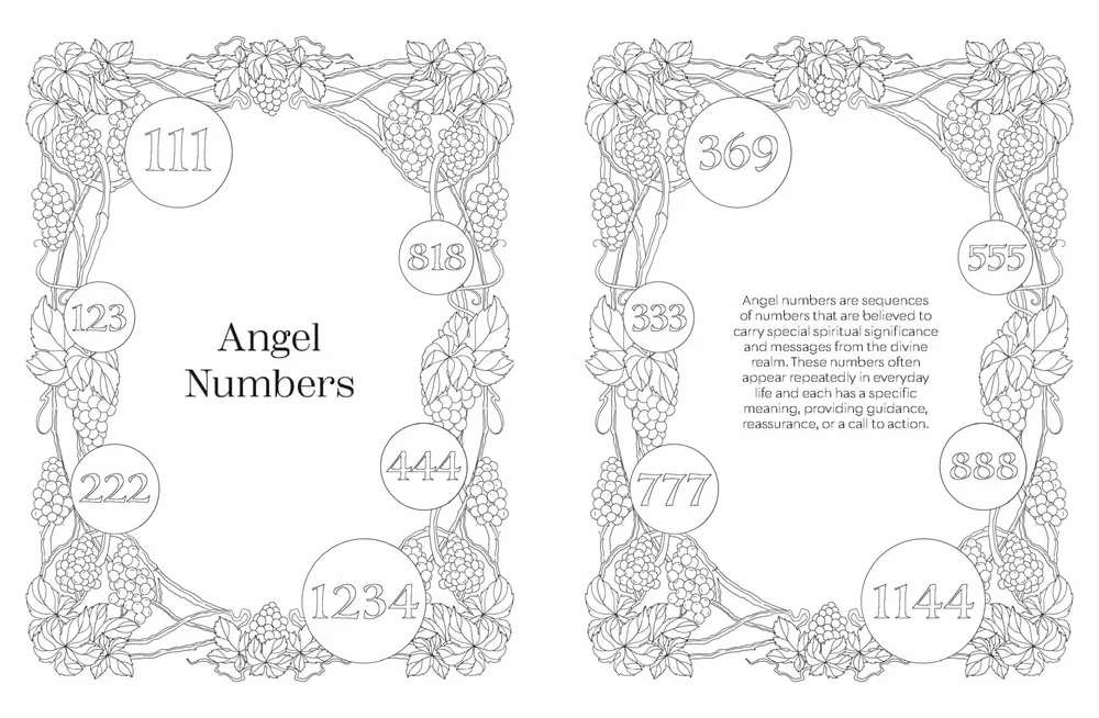 Angel Numbers Colouring: Discover the Wisdom of Numerology