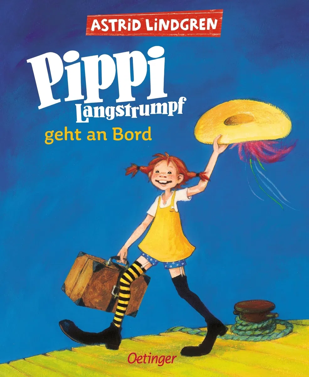 Pippi Langstrumpf geht an Bord (farbig): Neu illustriert von Katrin Engelking: 2