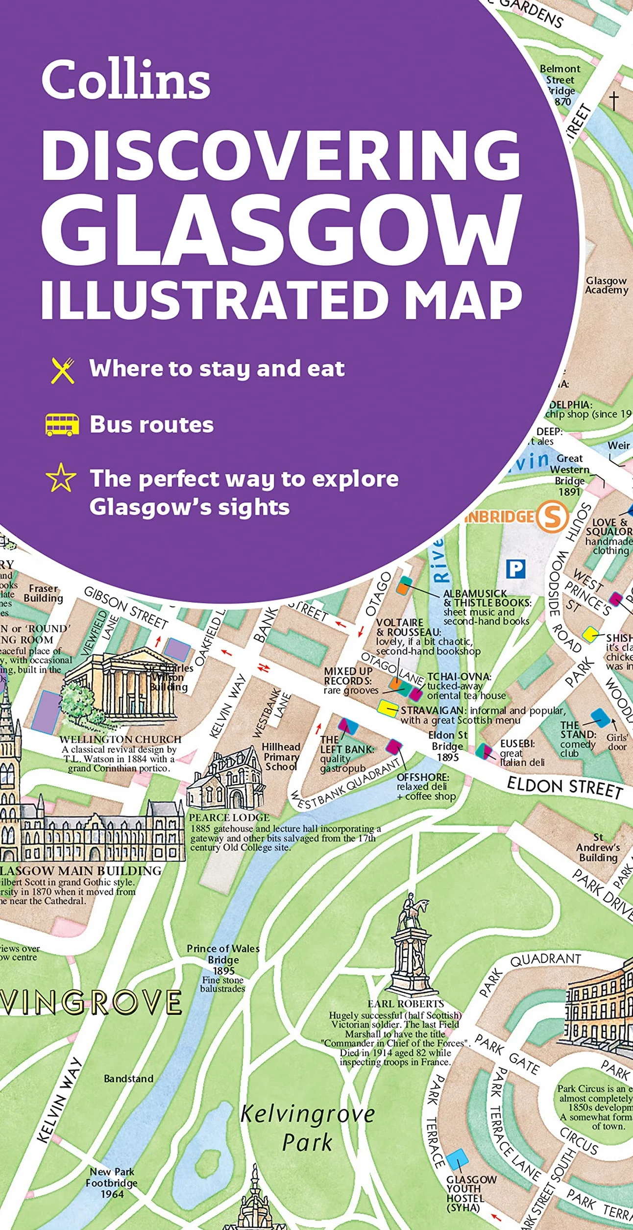 Discovering Glasgow Illustrated Map: Ideal for exploring