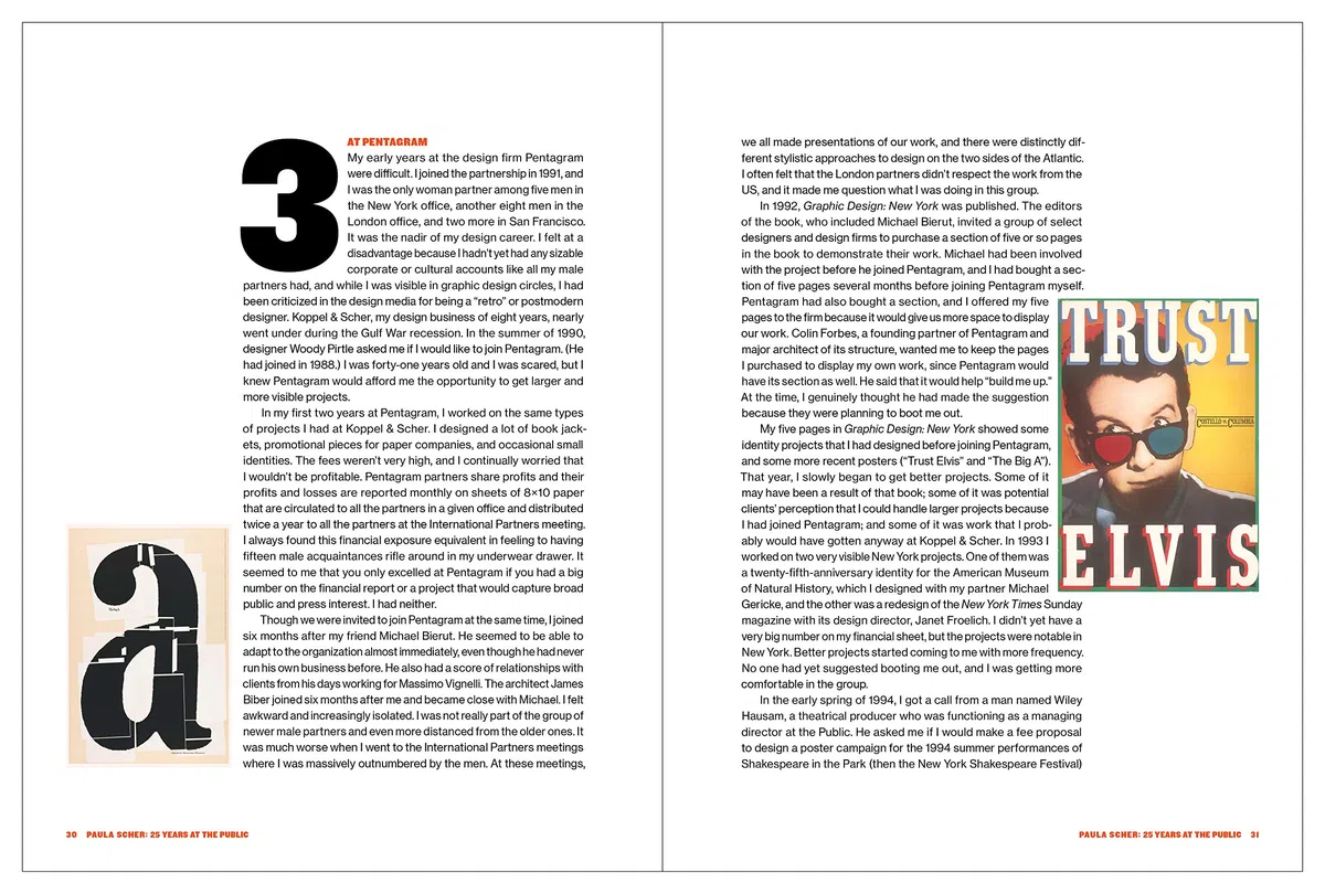 Paula Scher: Twenty-Five Years at the Public: A Love Story