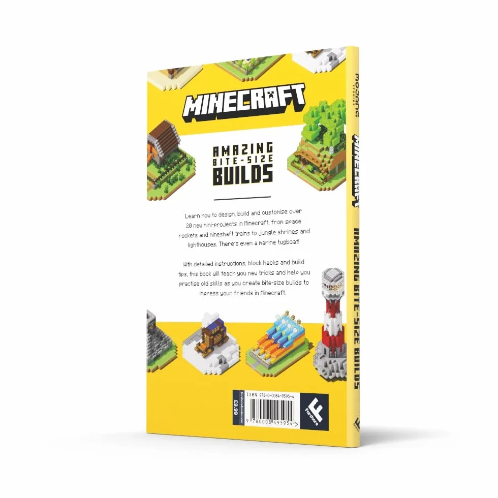 Minecraft Amazing Bite Size Builds: NEW and Official for 2022 with over 20 original mini-projects to build in the game: perfect for beginners, kids, teens and adults alike!