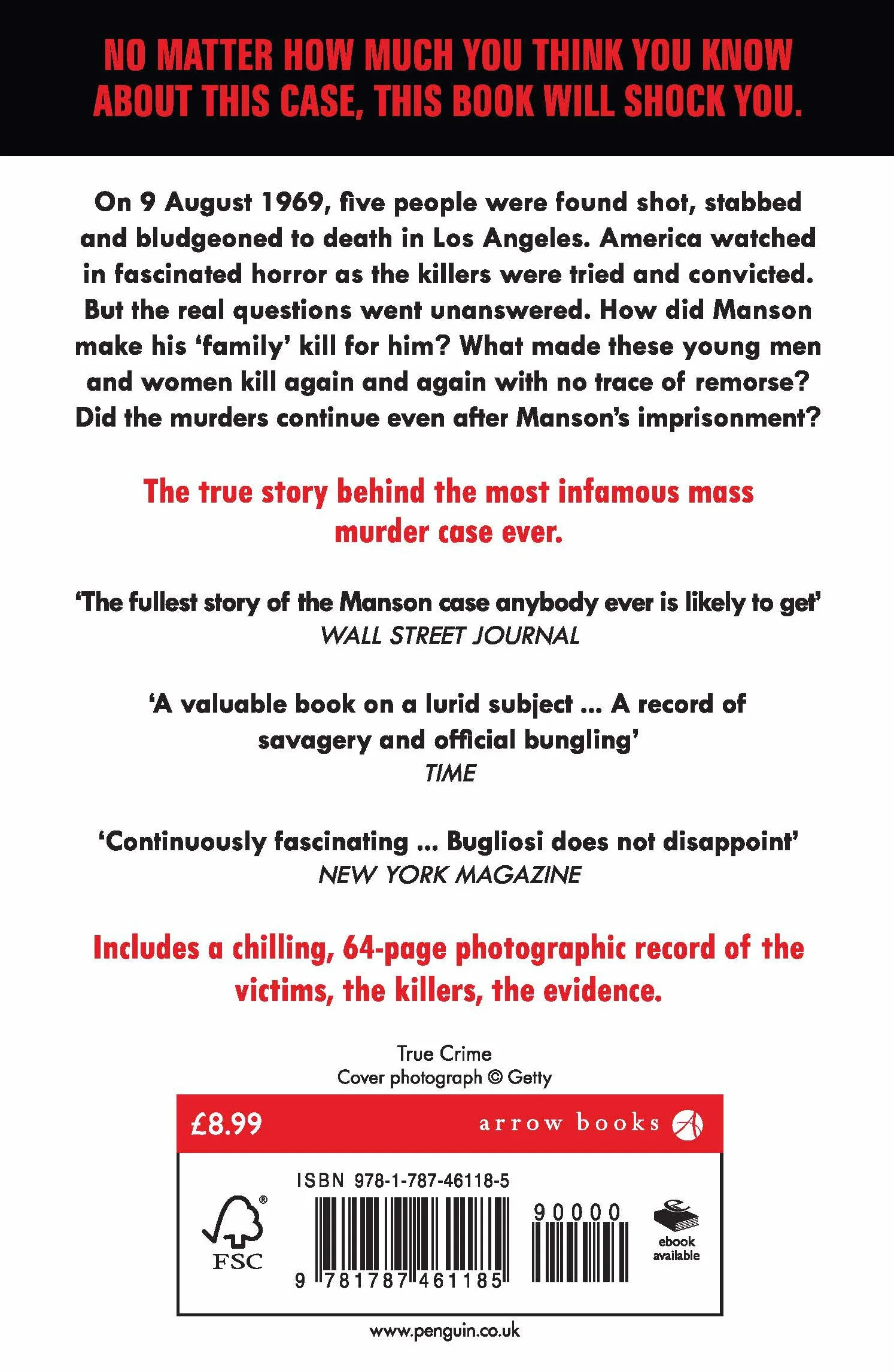 Helter Skelter: The True Crime Classic and Definitive Account of the Manson Murders