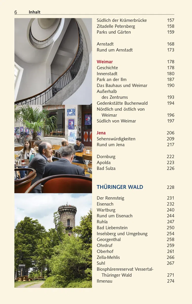 TRESCHER Reiseführer Thüringen: Erfurt, Weimar, Jena, Gotha, Eichsfeld, Thüringer Wald, Werratal, Vogtland und Saaletal
