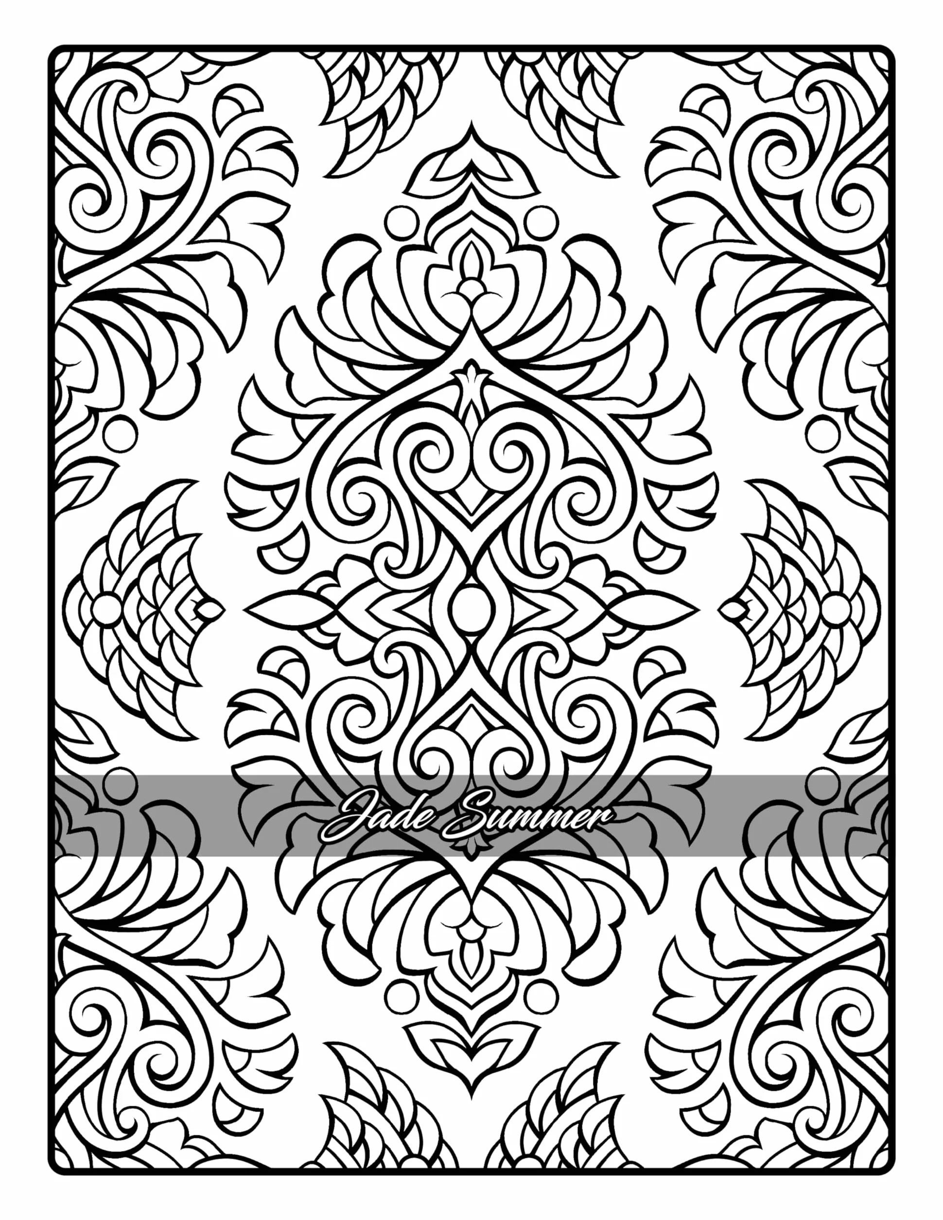 Elegant Patterns: Coloring Book for Adults with Beautiful Patterns for Mindfulness, Stress Relief, and Relaxation