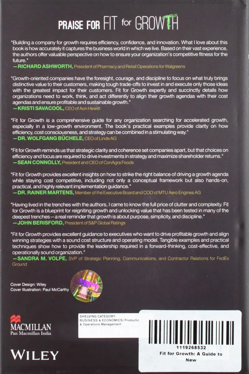 Fit for Growth: A Guide to Strategic Cost Cutting, Restructuring, and Renewal